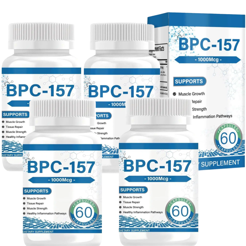 Muscle Growth & Repair Peptide Complex | 157mg Total, 1000mcg per Capsule (60ct) | Non-GMO