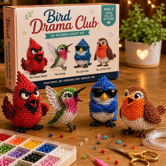 ⏳LIMITED TIME SALE 50% OFF🧵✨ Creative Beaded Mini World 3D DIY Kit Collection