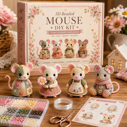 ⏳LIMITED TIME SALE 50% OFF🧵✨ Creative Beaded Mini World 3D DIY Kit Collection