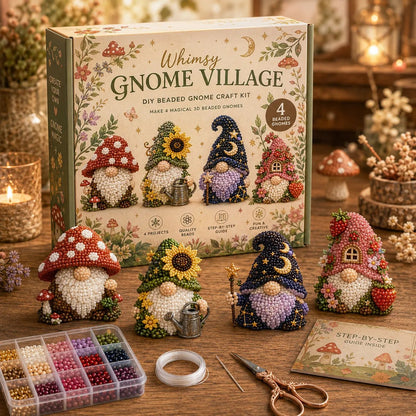 ⏳LIMITED TIME SALE 50% OFF🧵✨ Creative Beaded Mini World 3D DIY Kit Collection