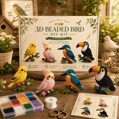 ⏳LIMITED TIME SALE 50% OFF🧵✨ Creative Beaded Mini World 3D DIY Kit Collection